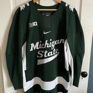 Michigan State Spartans Replica College Hockey Jersey